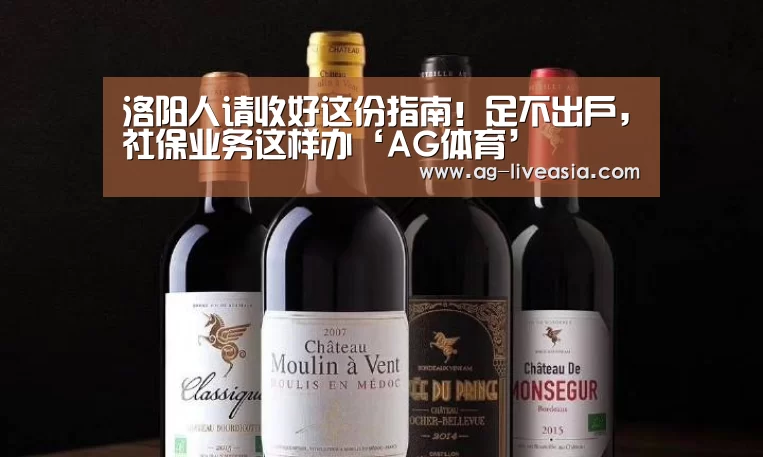 洛阳人请收好这份指南!足不出户,社保业务这样办‘AG体育’(图1) AG体育